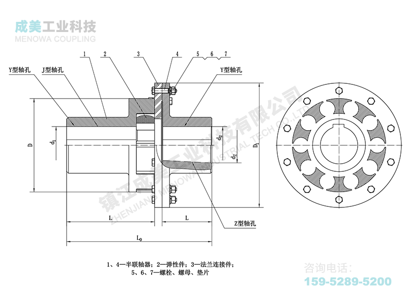 LMD梅花联轴器